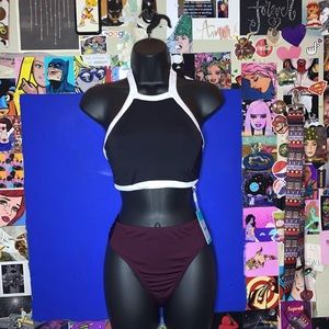 WOMENS SEAFOLLY TANK BIKINI TOP AND KONA SOL BOTTOMS